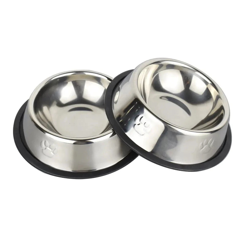 Comedouro e Bebedouro Inox para Pet, Gato, Cachorro e Diversos Tamanhos!