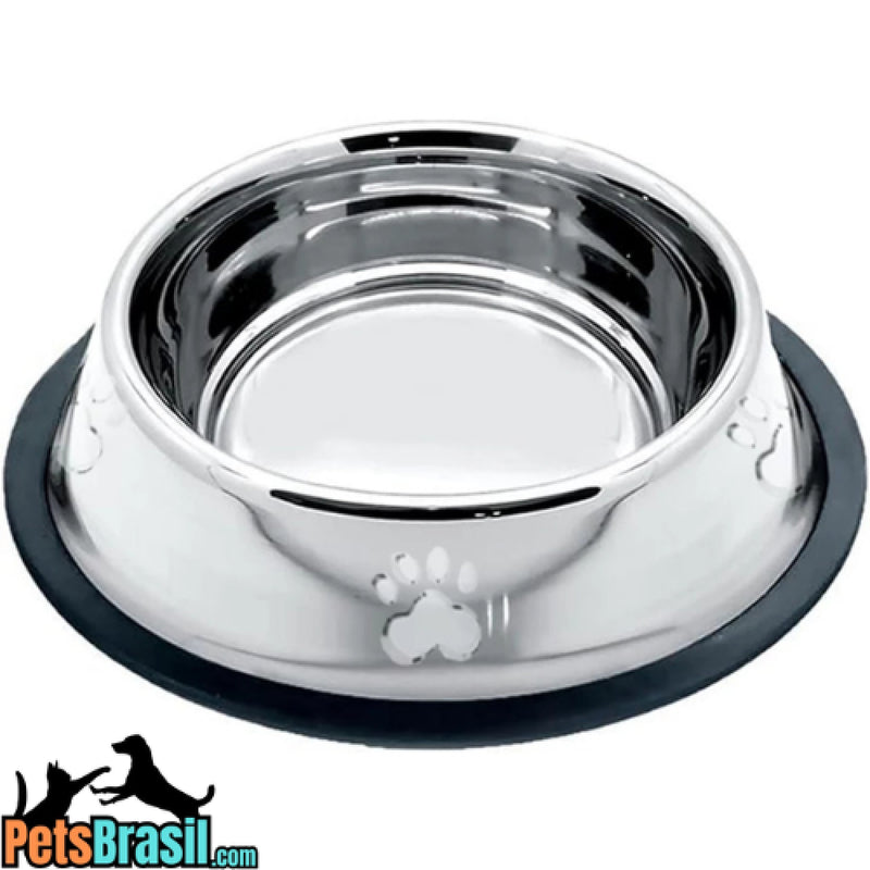 Comedouro e Bebedouro Inox para Pet, Gato, Cachorro e Diversos Tamanhos!