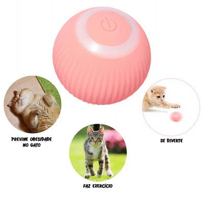 Brinquedos para Gatos - Bolinha Interativa Inteligente